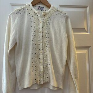 Vintage Rhinestone Cardigan